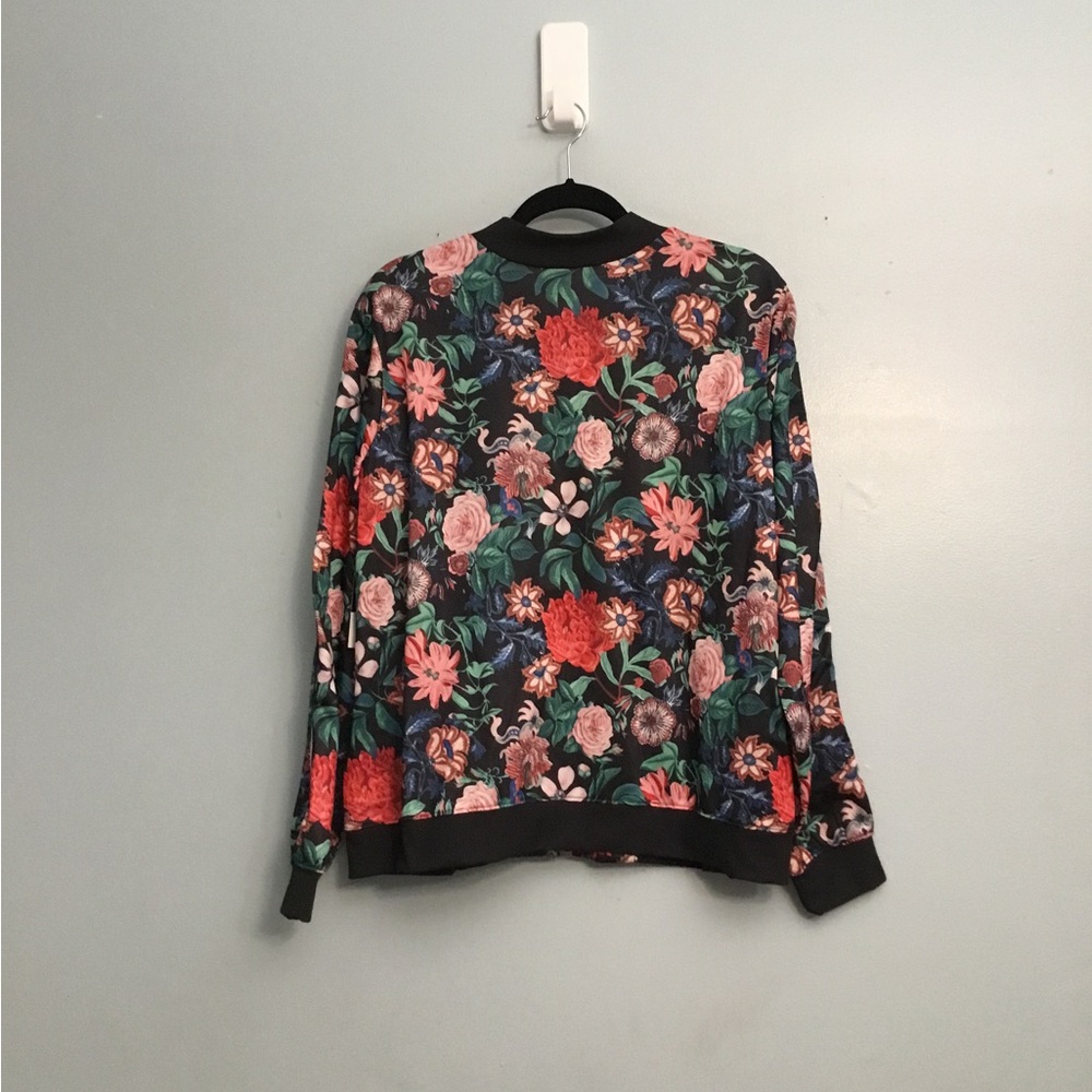 Project RUNWAY Multicolor Floral Bomber Jacket - Picture 12 of 14